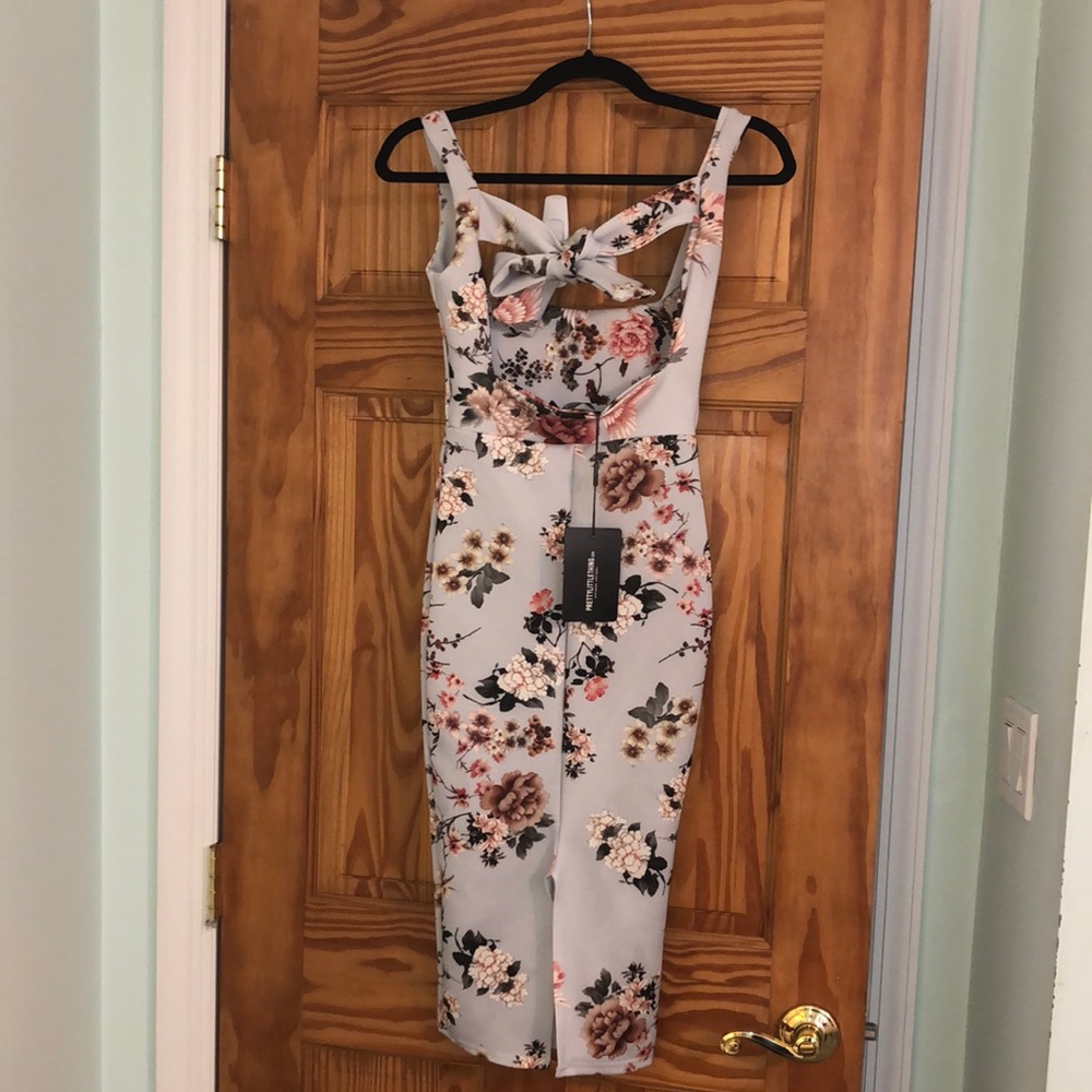 Pretty Little Thing: Floral Midi Dress 👗 *NEW* - Picture 4 of 8